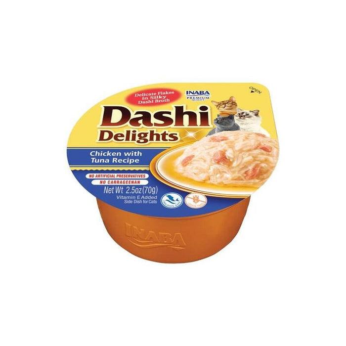 Golosina Para Gatos  Inaba Dashi Delights Caldo De Pollo Y Atún  70g