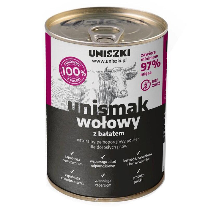 Golosina Para Perros Uniszki Unismak Carne De Res Con Batata  410g