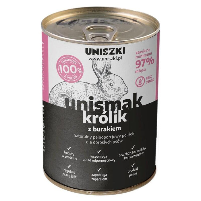 Golosina Para Perros Uniszki Unismak Conejo Con Remolacha  410g