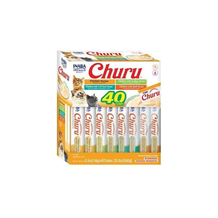 Goma Para Gatos Inaba Churu Variety Box Chicken  40 X 14g