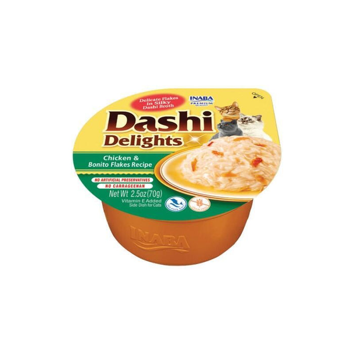 Goma Para Gatos Inaba Dashi Delights Chicken With Bonito Flakes In Broth  70g