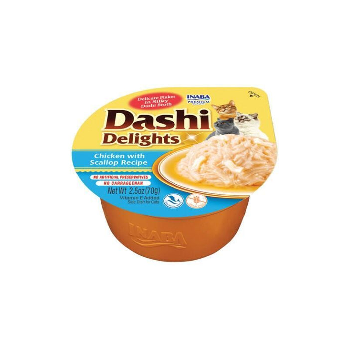 Goma Para Gatos Inaba Dashi Delights Chicken With Scallop In Broth  70g