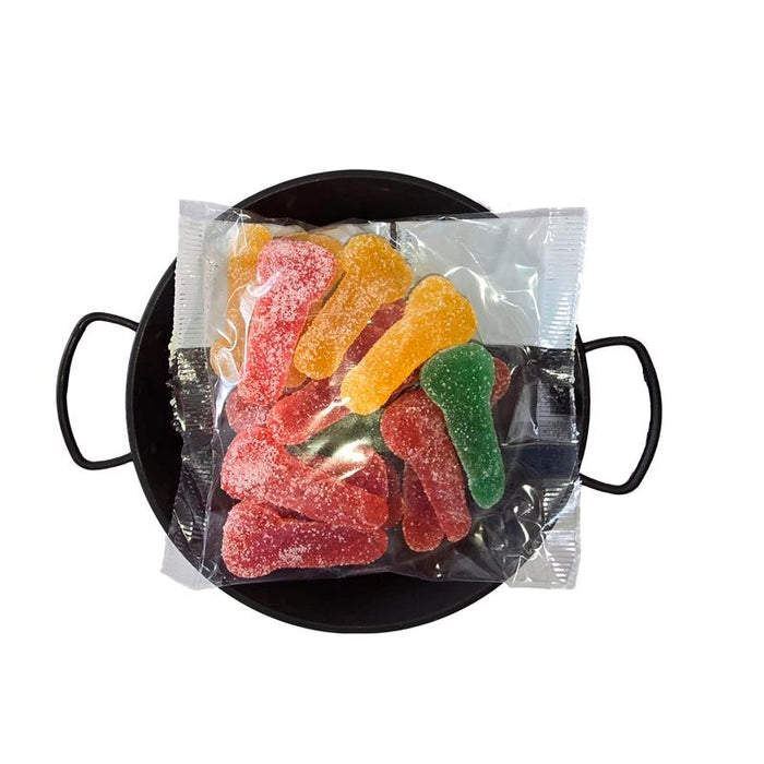 Gominolas De Azúcar Con Forma De Pene En Paellera