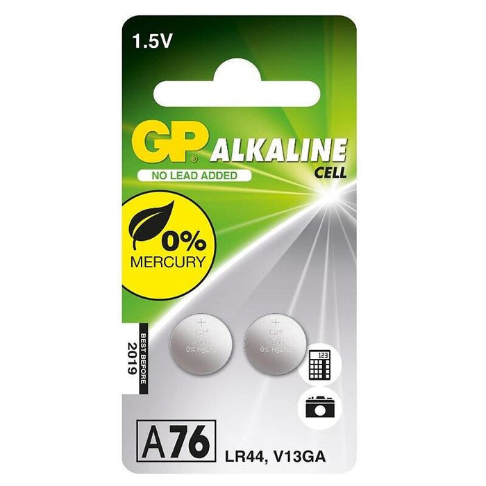 Gp Batterie Baterias  V13ga A76 Lr44 Paquete De 2