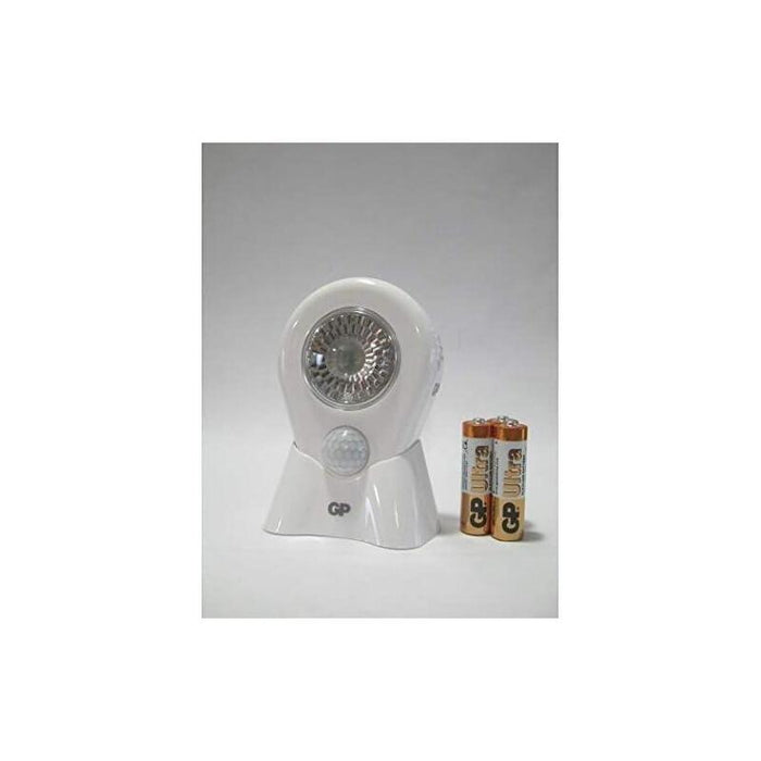 Gp Lighting 053743-Lame1 Iluminación De Conveniencia Blanco Dormitorio Cochera Batería Aa