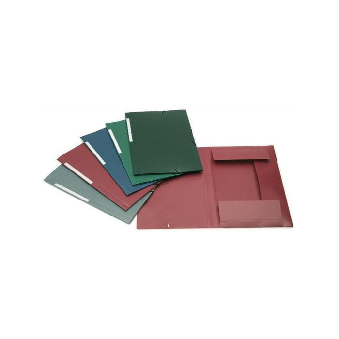 Grafoplás Carpeta Polygraf 3 Solapas Y Cierre Con Goma Pp Semi-Rígido Folio Verde
