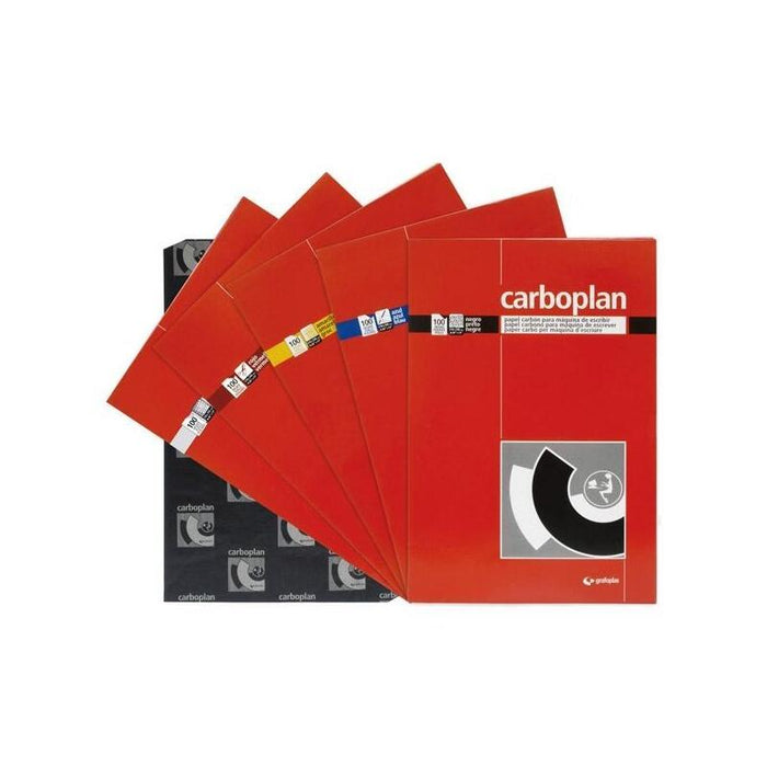 Grafoplas Papel Carbon Pack 10h Carboplan Azul