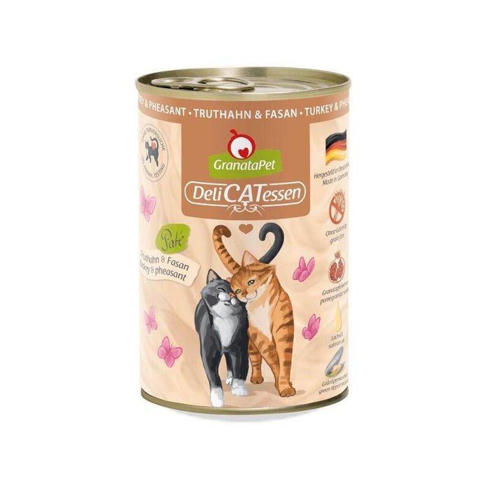 Granatapet Delicatessen Turkey And Pheasant - Comida Húmeda Para Gatos - 400g