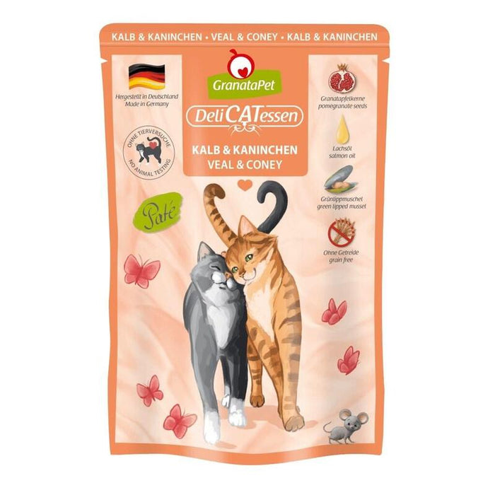 Granatapet Delicatessen Veal And Coney - Comida Húmeda Para Gatos - 85g