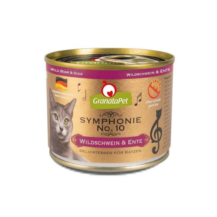 Granatapet Symphonie No.10 Wild Boar And Duck - Comida Húmeda Para Gatos - 200g