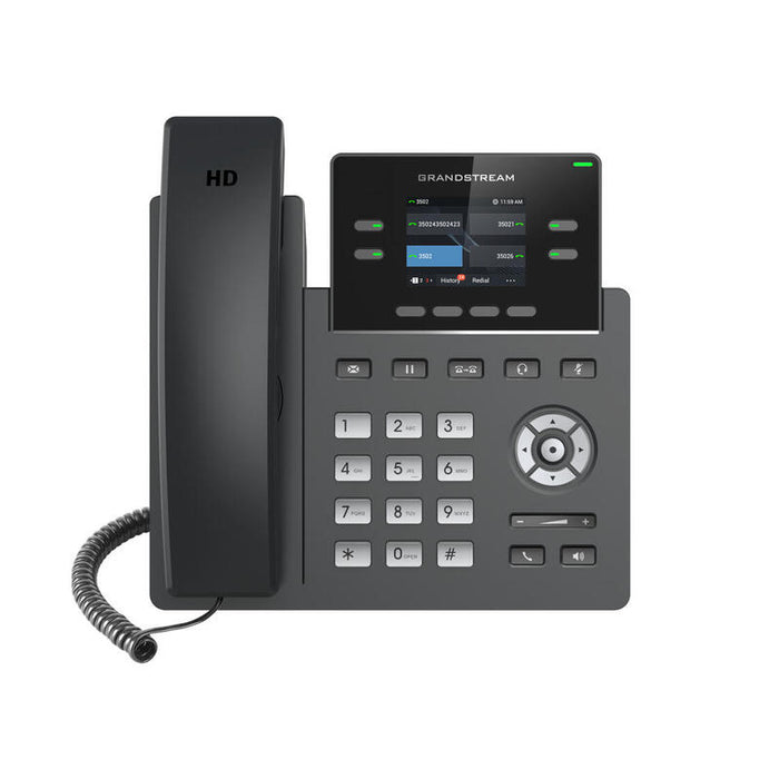 Grandstream Grp2612 [Telefono Voip - 2x Cuentas Sip, Audio Hd, 16 Prog.Tl. + 4 Presets, 2xlan 100mbps]