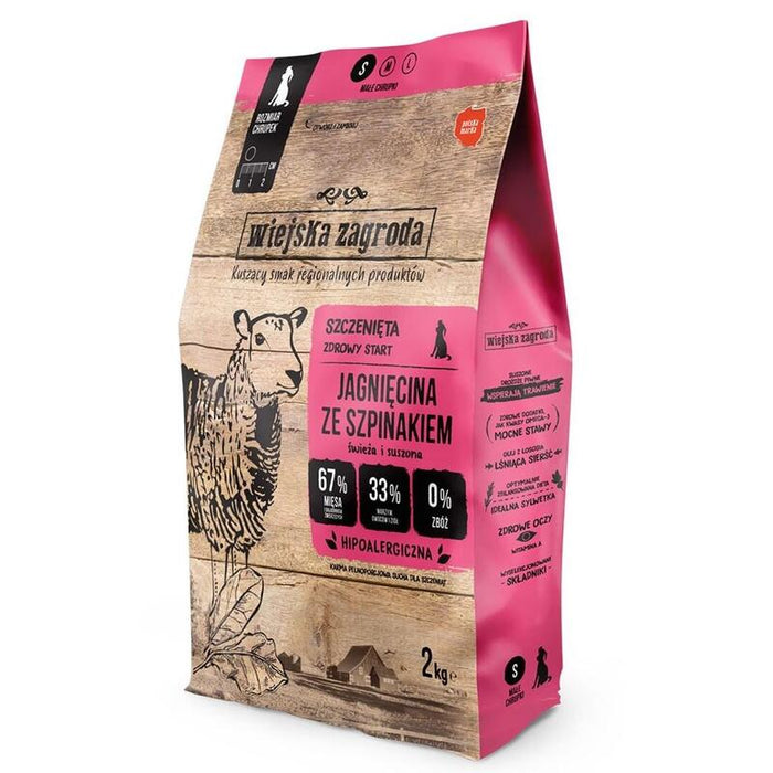 Granja Del Campo Pienso Cordero Con Espinacas Para Cachorros 2 Kg