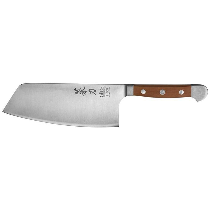 Güde Alpha Cooking Knife Chai Dao Pear Wood 16 Cm