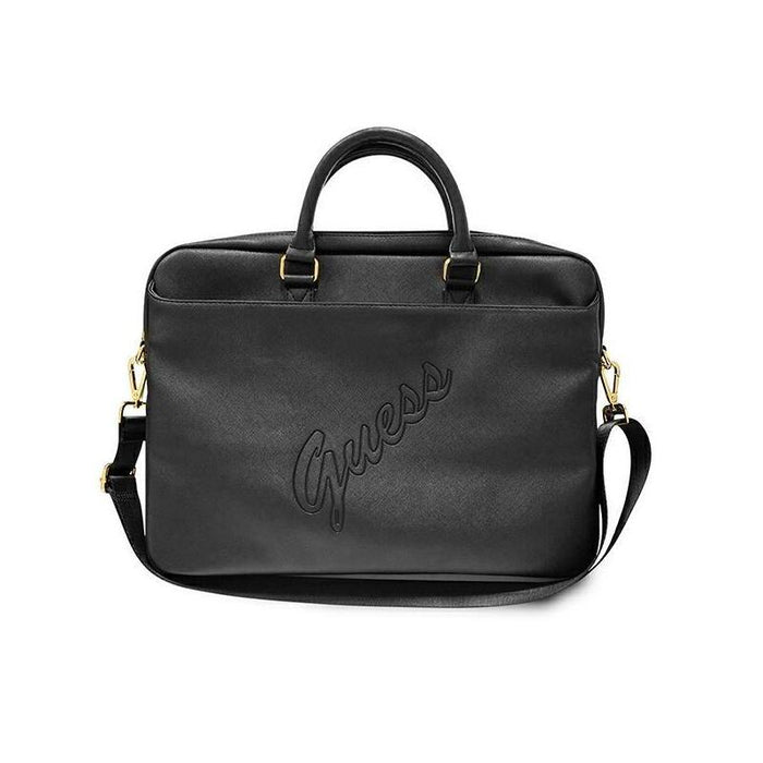 Guess Saffiano Script 15" Negro