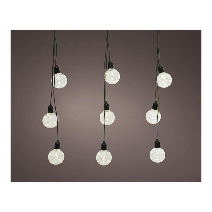 Guirnalda Bombillas Para Exterior Forma Globo Ip44 3m 12 Leds