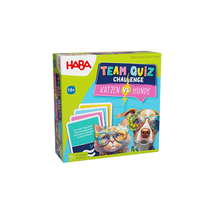 Haba Team Quiz Challenge - Cats Vs. Dogs, Juego De Preguntas 2010894001