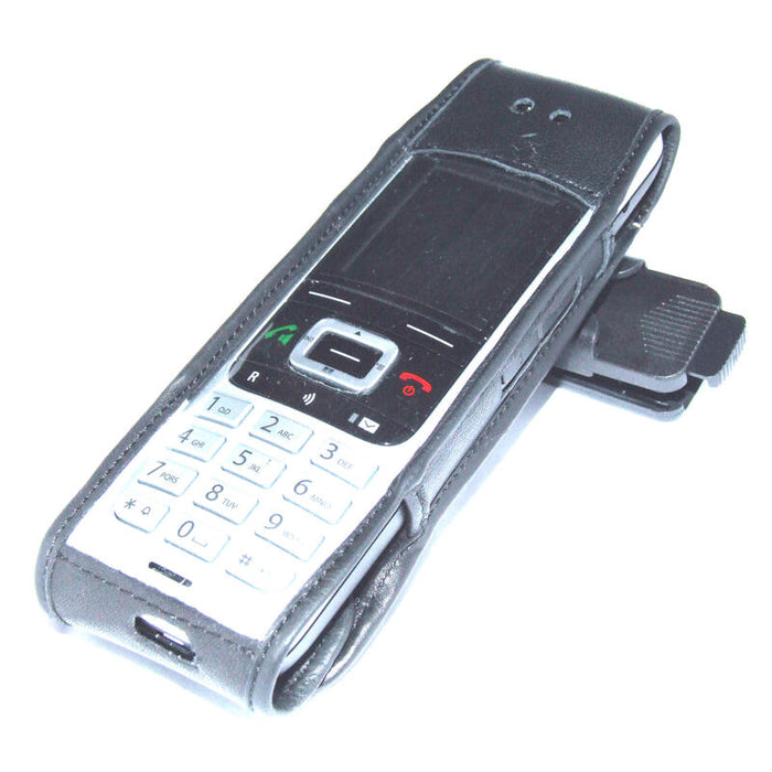 Haco Ledertasche Unify Openscape Dect S5, Drehclip