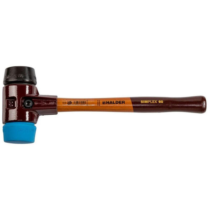 Halder Simplex Soft-Face Mallet 60 Tpe-Soft/Comp. Rubber