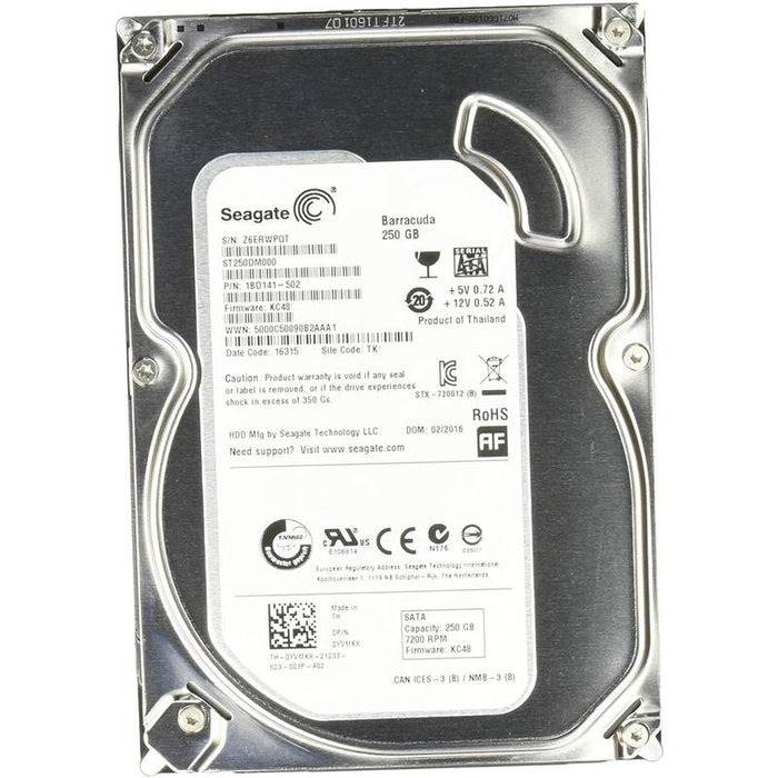Hd Seagate Reacondicionado 250gb Sata St250dm000as 6m Garantia