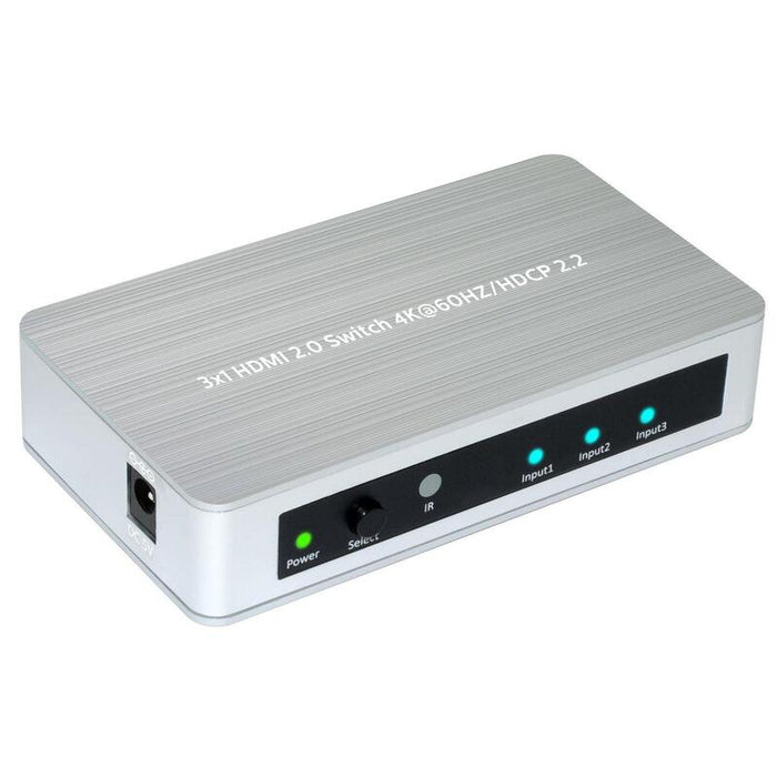 Hdmi 2.0 Switch 3 To 1 Way Supporting 4k 60hz / Hdcp2.2.