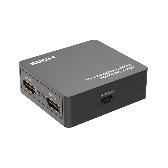 Hdmi Mini Splitter  1x2   4k2k@60hz, Downscaler 1080p