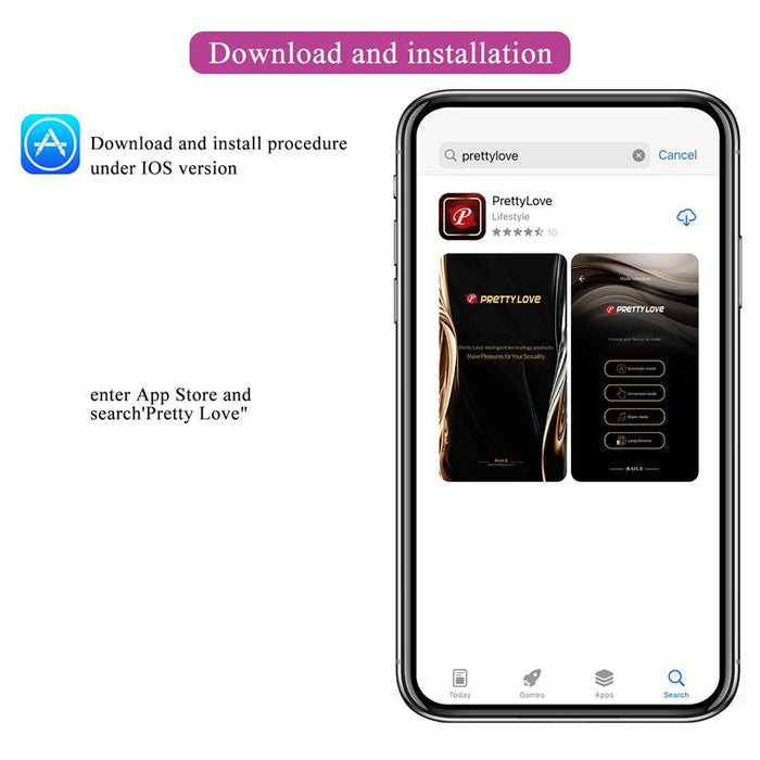 Pretty Love - Hector Vibrador Electroshock App Gratuita Violeta