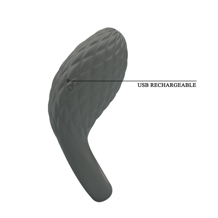 Pretty Love - Heloise Anillo Vibrador Con Memoria Gris