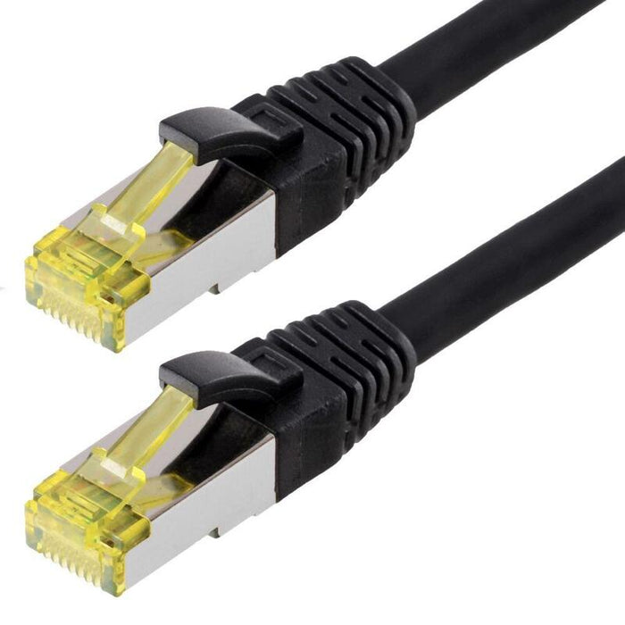 Helos Cable De Red S/Ftp Cat 6a Negro 10,0m