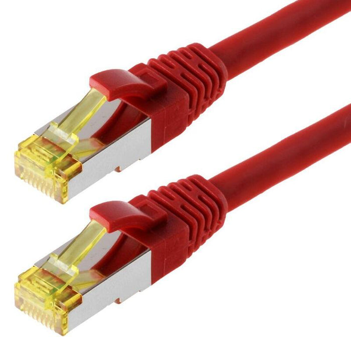 Helos Cable De Red S/Ftp Cat 6a Rojo 0,5m