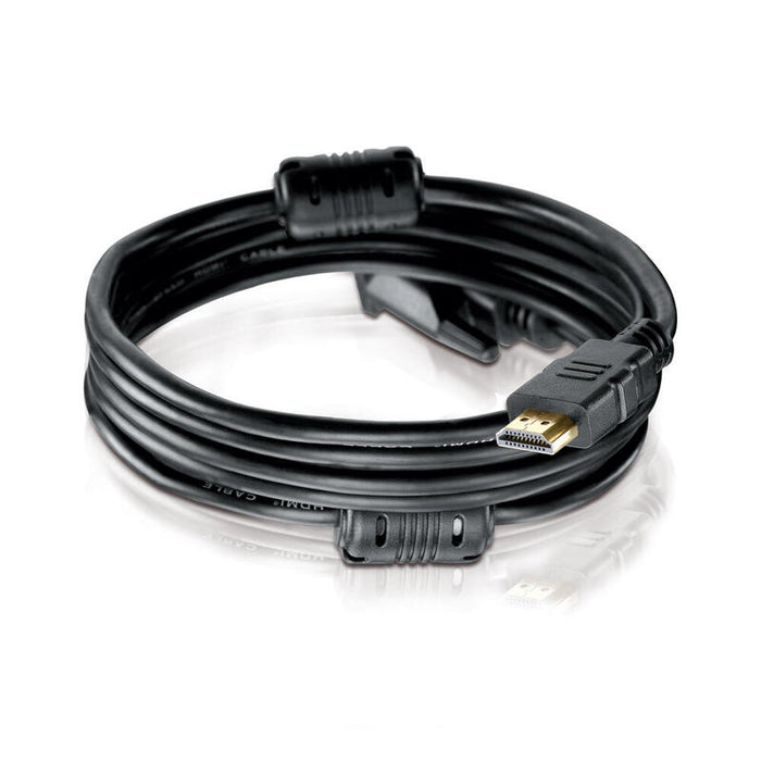 Helos Cable, Hdmi -> Dvi-D 18+1  Full Hd, Con Ferrita 2,0m Negro