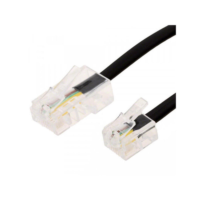 Helos Cable Rj45/Rj11 (8p4c/6p4c) 4-Adrig, Lose 15 M
