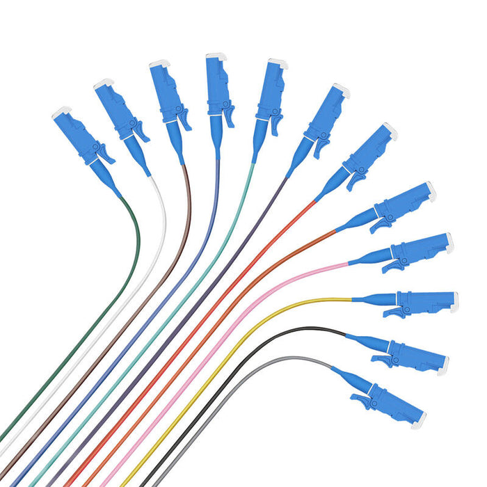 Helos Faserpigtail 12 X E2000® (Lsh) Upc, Os2 9/125 [X] M, Easy Strip, 2,0m
