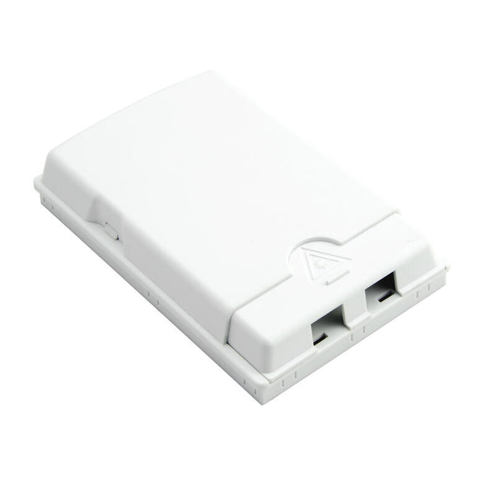 Helos Ftth Roseta 2-Fach, Aufputz, Blanco