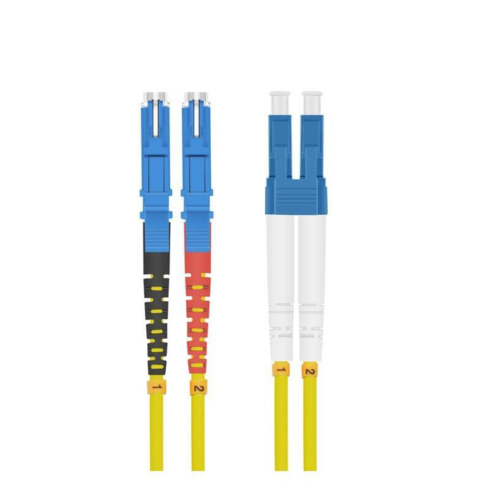 Helos Lwl Cable De Red E2000® (Lsh)/Lc Duplex 9/125?M Os2 Amarillo 3,0m