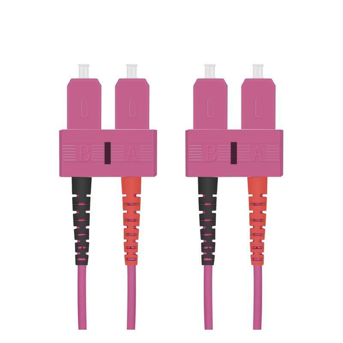 Helos Lwl Cable De Red Sc/Sc Duplex 50/125?M Om4 Púrpura 15,0m