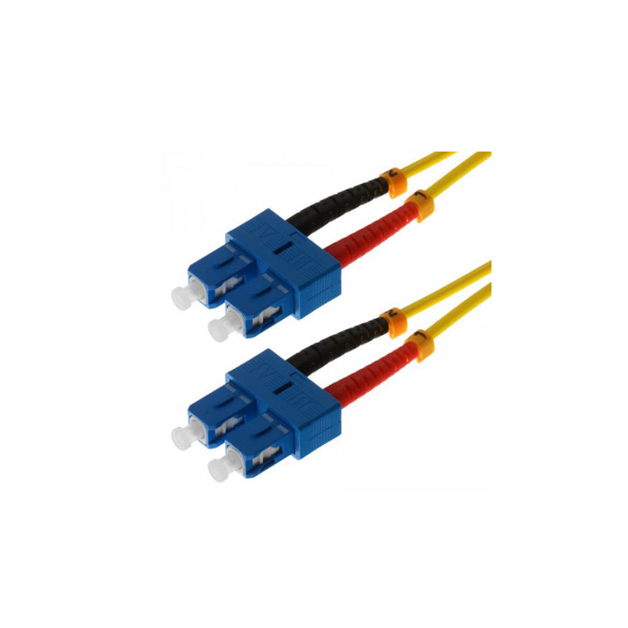 Helos Lwl Cable De Red Sc/Sc Duplex 9/125?M Os2 Amarillo 0,5m