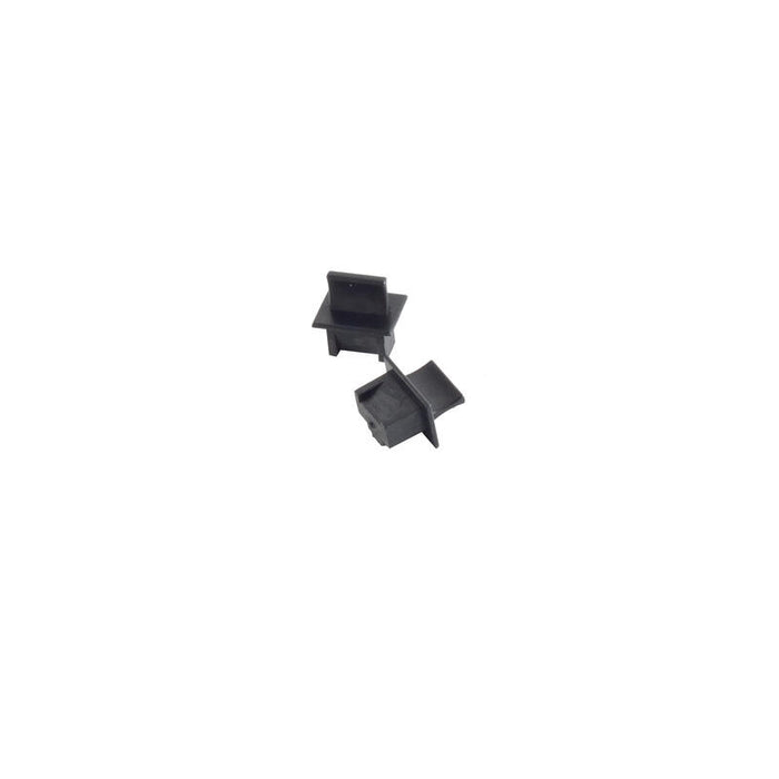 Helos Rj45 Cubierta Antipolvo/Tapón Ciego Negro Pu 100