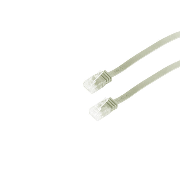 Helos Ultraplano Cable De Red U/Utp Cat 6 Gris 7,5m