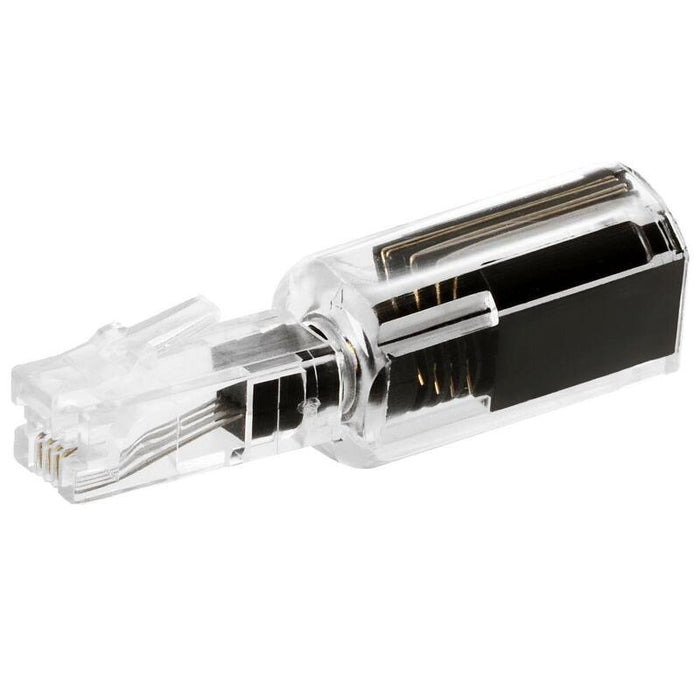 Helos Untangler, Twist-Stop, Schmale Form, Negro-Transparent, Lose