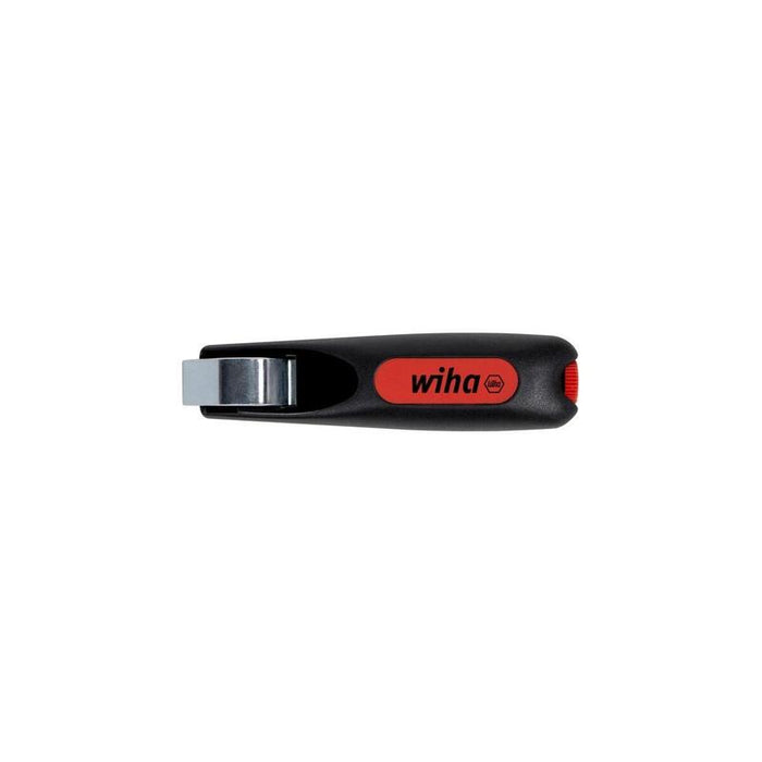 Herramienta De Pelado Wiha, Con Cuchilla De Arrastre Giratoria, Herramienta De Pelado/Pelado Negro/Rojo, Hasta Ø 28 Mm 44240