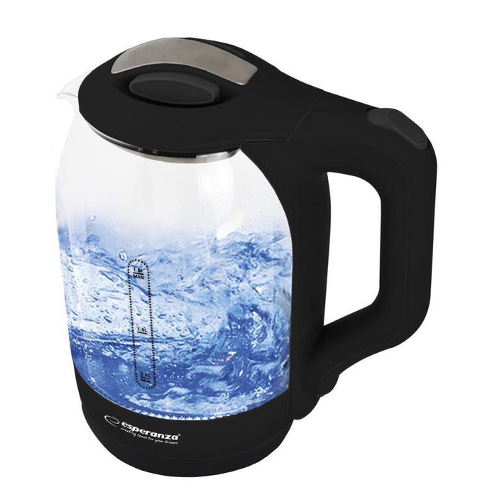 Hervidor De Agua Esperanza Ekk025k 1.7 L Negro, Multicolor 1500 W