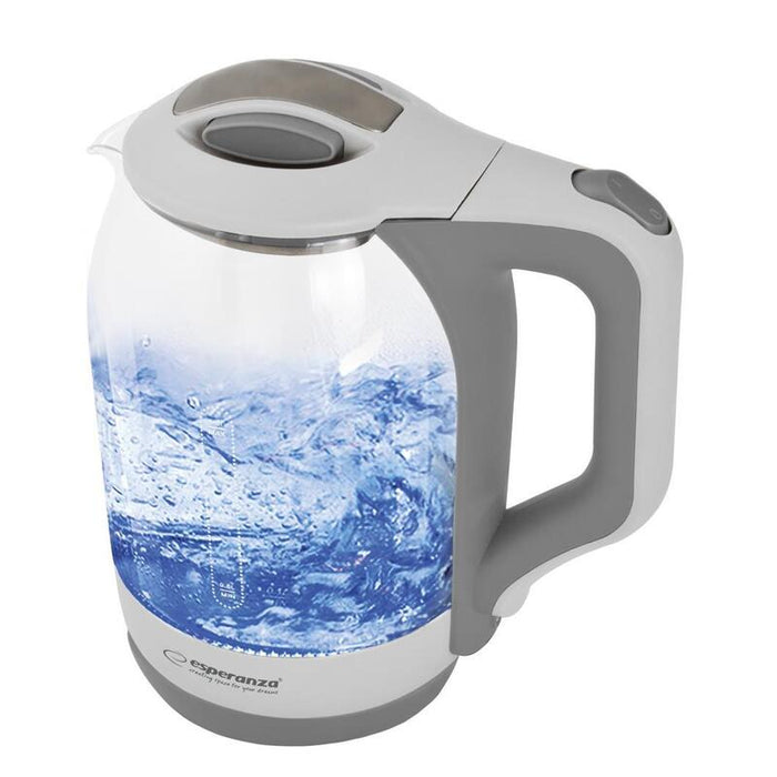 Hervidor De Agua Esperanza Ekk025w 1.7 L Blanco, Multicolor 1500 W