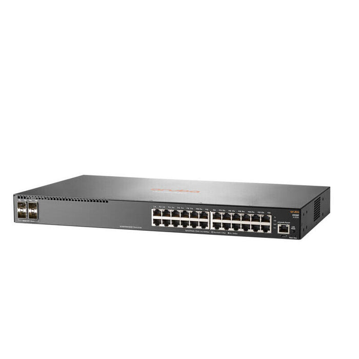 Hewlett Packard Enterprise Aruba 2930f 24g 4sfp+ Gestionado L3 Gigabit Ethernet (10/100/1000) Gris 1u