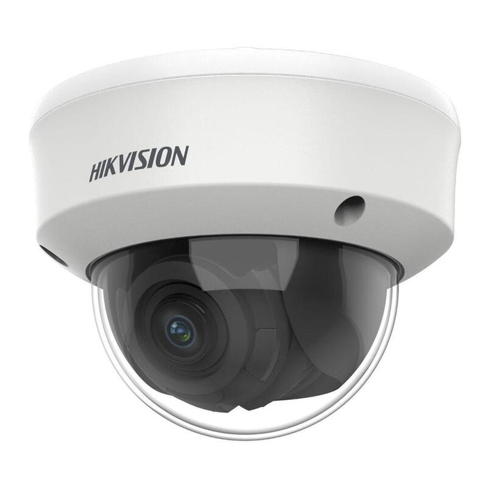 Hikvision Cámara Hd Minidomo 2m 2.7-13.5mm Antivandálico Ir40 Wdr Ik10 Ip66 12v 4en1