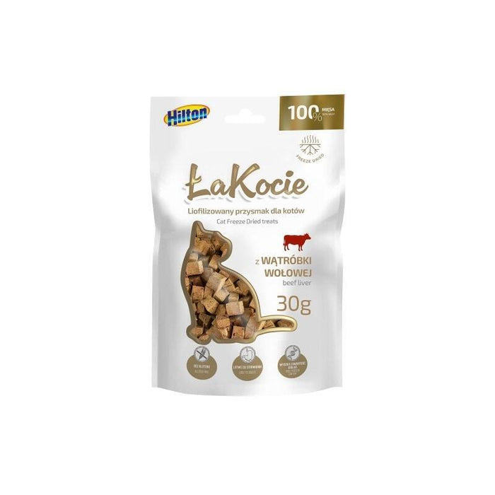 Hilton Lakocie Freeze Dried Beef Liver - Cat Treats - 30g