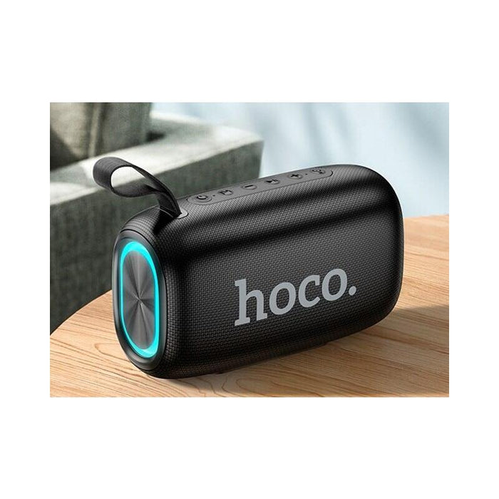 Hoco Hc25 Radiante Altavoz Portátil Blutooth/ Fm/ Tarjeta Tf/ Memoria Usb/ Aux 2 X 10 W Negro