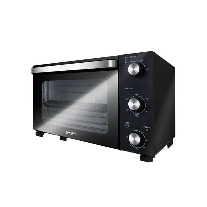 Horno Eléctrico  Mpm Mpe-14/T Con Sistema De Termo-Circulación, Negro