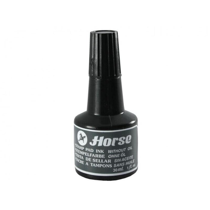 Horse Tinta Para Tampones - Frascos De 30cl - Negro