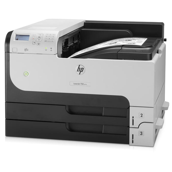 Hp Laserjet Enterprise 700 Printer M712dn - Impresora - Monocromo - A Dos Caras - Laser - A3/Ledger - 1.200 Ppp - Hasta 41 Ppm - Capacidad: 600 Hojas - Usb, Gigabit Lan, Host Usb