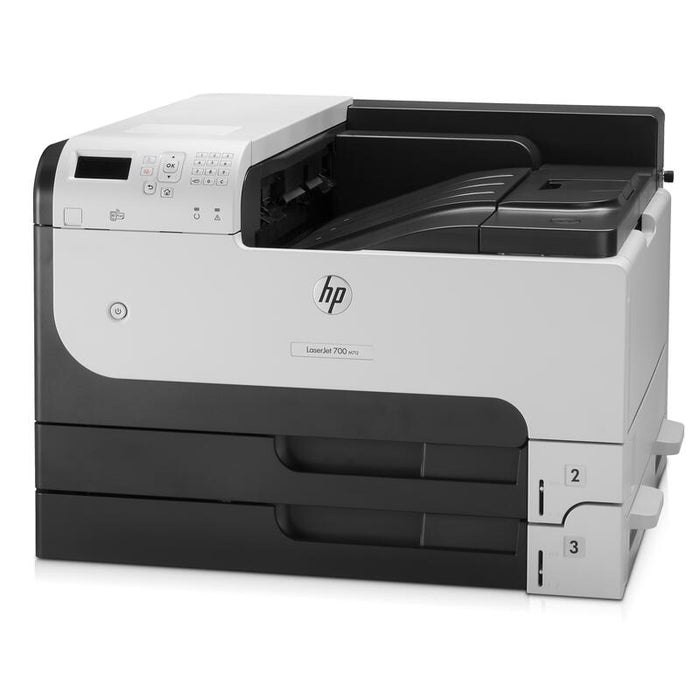 Hp Laserjet Enterprise 700 Printer M712dn - Impresora - Monocromo - A Dos Caras - Laser - A3/Ledger - 1.200 Ppp - Hasta 41 Ppm - Capacidad: 600 Hojas - Usb, Gigabit Lan, Host Usb